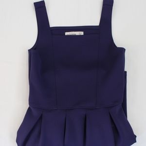 EUC Abercrombie Kids Navy Skater Dress